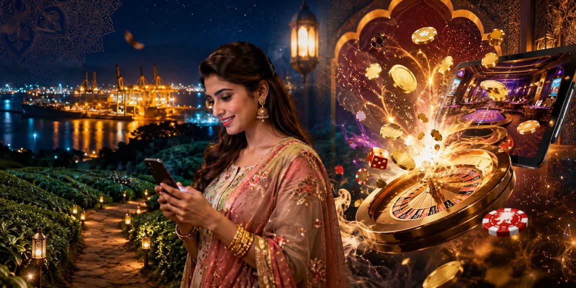 চট্টগ্রামে ঈদ উৎসবের সময় মোবাইলে ক্রিকেট ম্যাচ অডস দেখছেন একজন ব্যবহারকারী